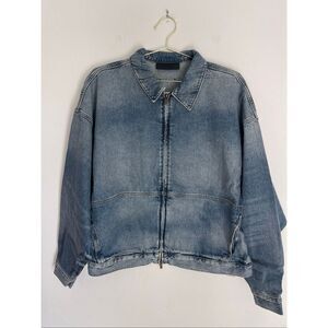 FEAR OF GOD Essentials Denim Jacket Size Large NWT